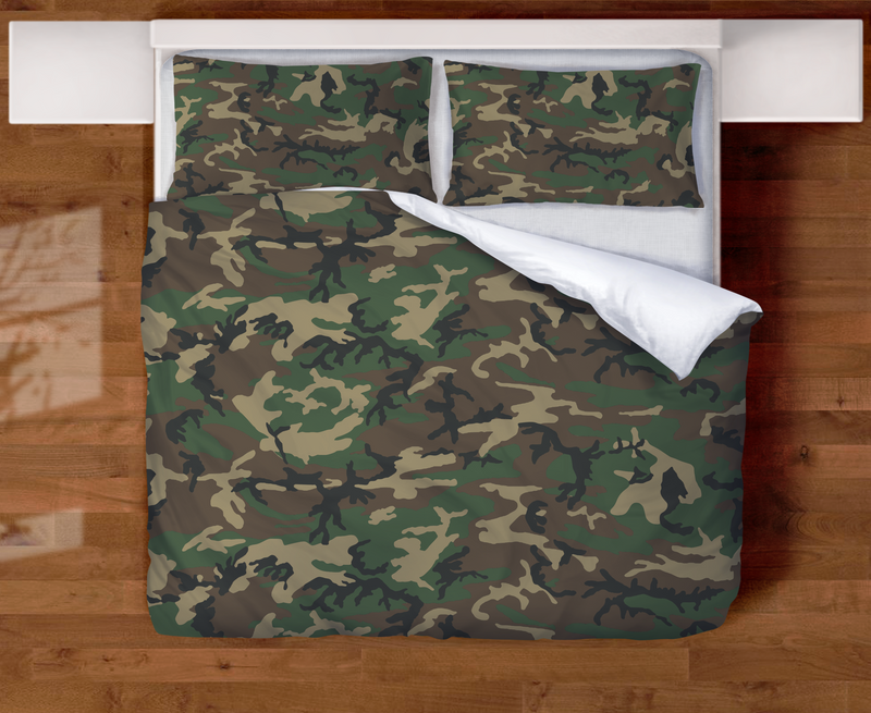 Classic Camo Quilted Comforter 3-Piece Set
