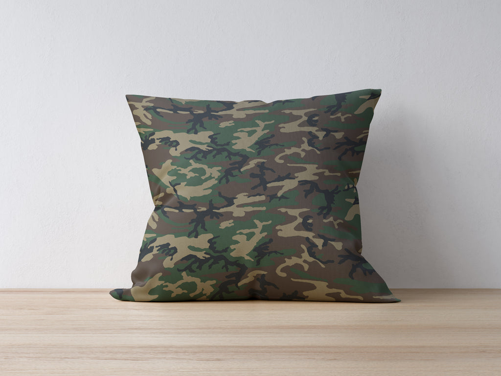 Camo throw pillows discount